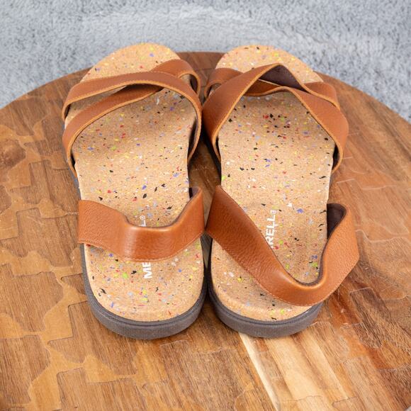 Merrell Syrah Womens Size 11 Brown Napa Valley Cork Sling Sandals - Picture 4 of 7